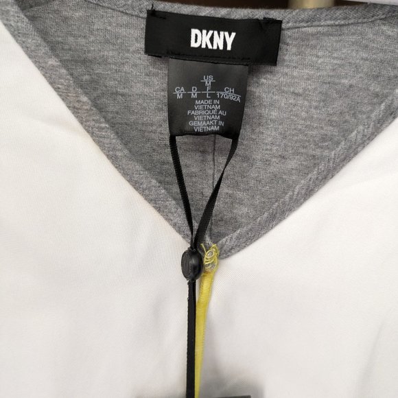 DKNY Long sleeve v neck top New with tags M - Picture 2 of 5